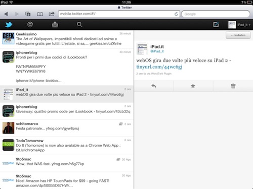 Twitter web-app