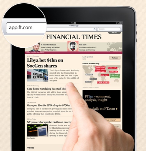 L'app del Financial Times rimossa per violazioni alle regole di sottoscrizioni in-app