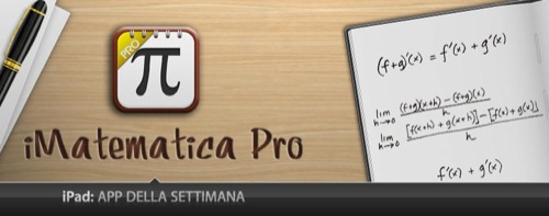 App Della Settimana: iMatematica Pro