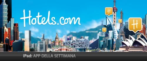 App Della Settimana: Hotels.com HD
