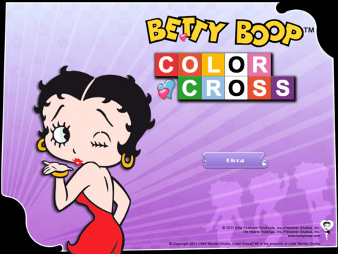 Betty Boop Color Cross sbarca su iPad