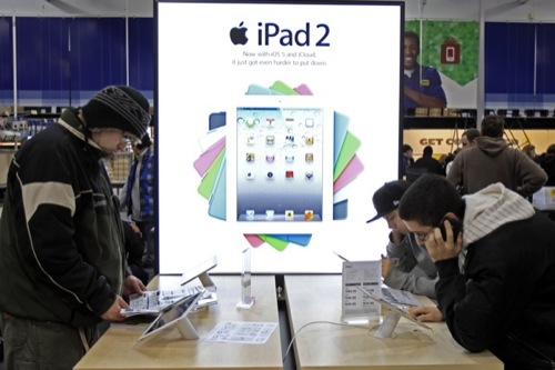 Black Friday: venduti il 68% di iPad in più rispetto al 2010