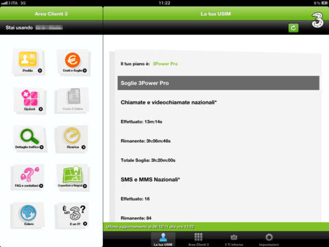 Area Clienti 3: l'app ufficiale H3G disponibile anche per iPad