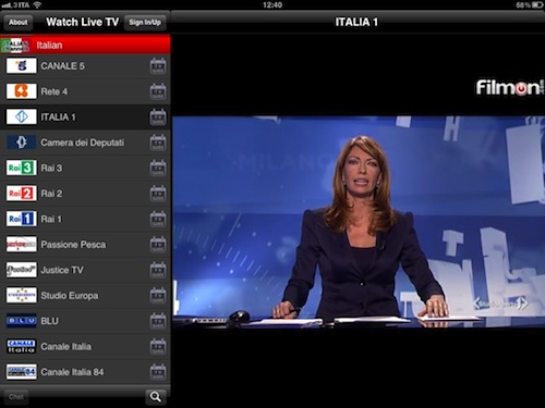 Mediaset streaming