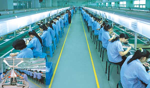 foxconn apple lavoratori