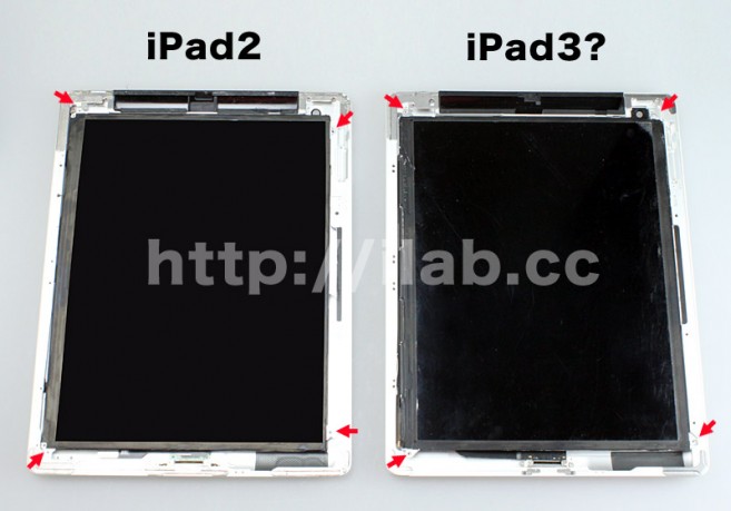 Spuntano nuove parti di iPad 3?