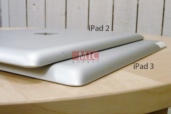 iPad 3: eccolo a confronto con iPad 2
