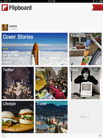 Flipboard: la versione 1.8 con Cover Stories in App Store