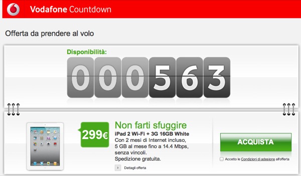 Vodafone offerta iPad