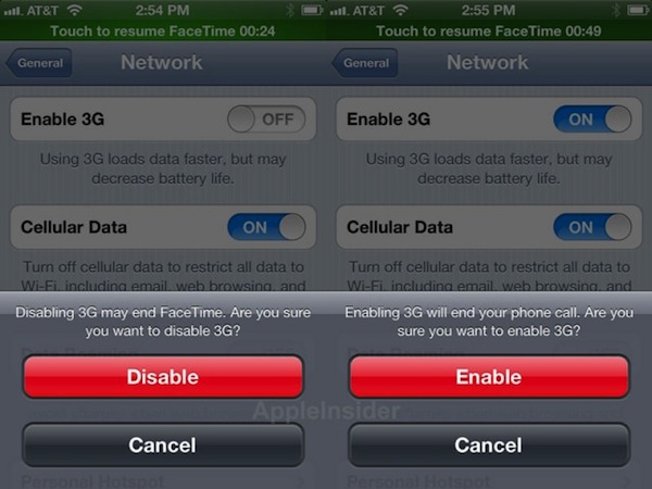 iOS 6: Apple potrebbe introdurre FaceTime in 3G