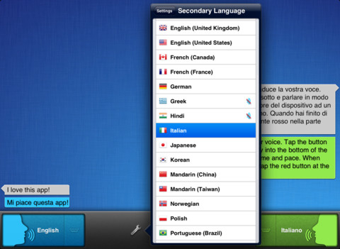 SayHi Traduci: un traduttore in tempo reale per iPad