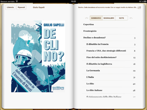 Declino, il nuovo ebook di Giulio Sapelli disponibile sull’iBookstore