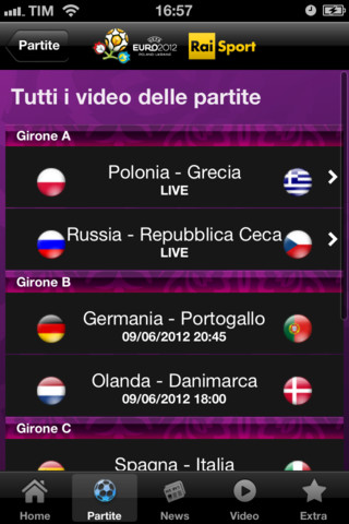 euro 2012 streaming ipad