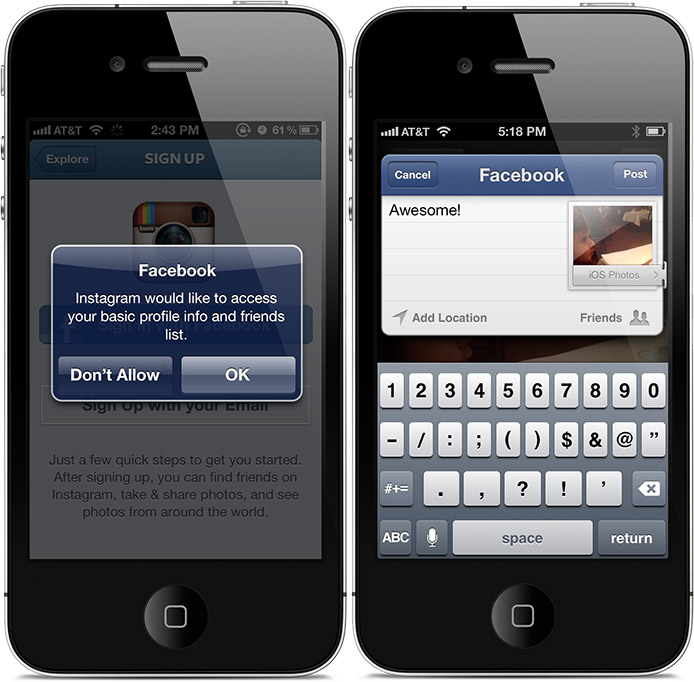 Facebook: rilasciato l'SDK 3.1, maggiore integrazione in iOS