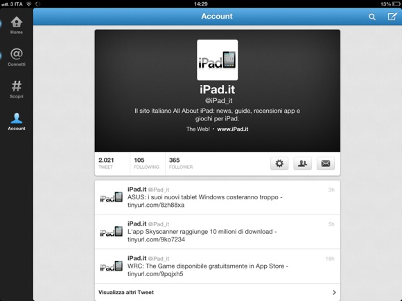 Twitter iPad