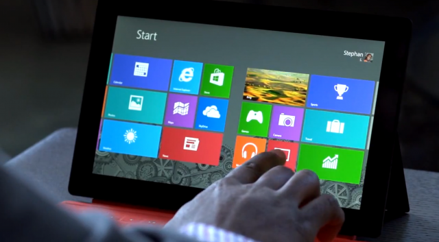 Surface: sistema operativo e app preinstallate occupano 12 GB di spazio