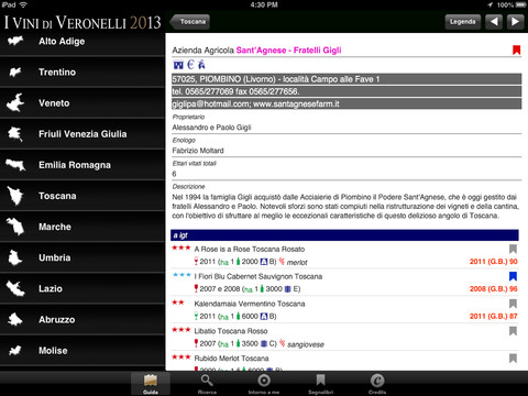 I Vini di Veronelli 2013: l'app per esperti del vino [1 redeem in regalo]