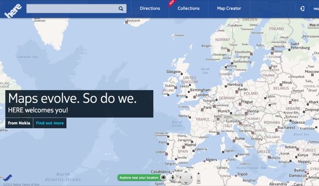 nokia here mappe