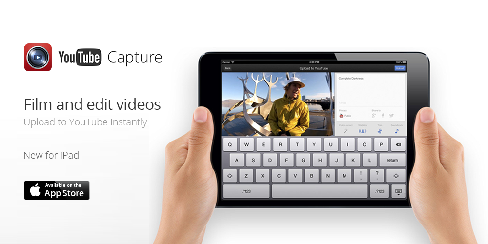 Google lancia YouTube Capture per iPad e iPad mini