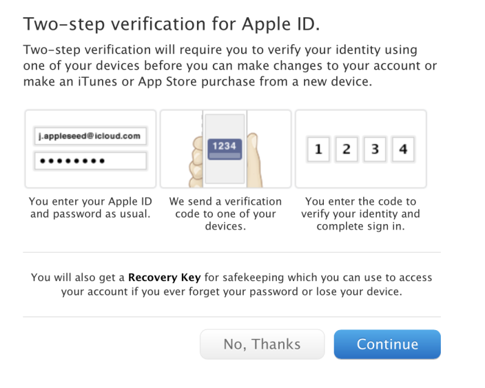 Come proteggere l'Apple ID con la nuova autenticazione two-step