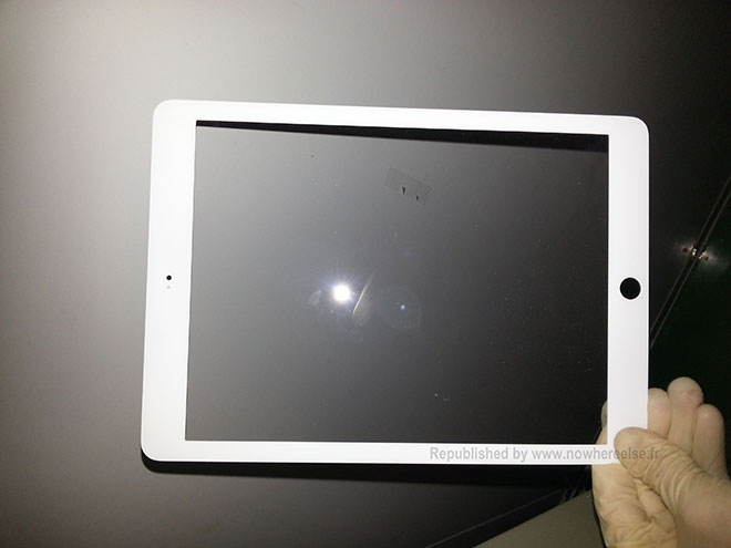 iPad di quinta generazione, è questa la parte frontale?