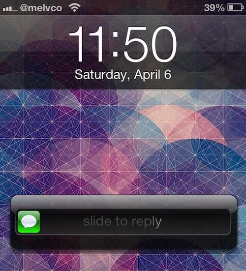 Messages permette di scrivere e rispondere ai messaggi da qualsiasi parte di iOS