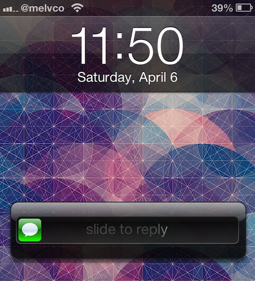 messages tweak