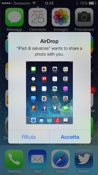 AirDrop su iOS 7: a cosa serve?