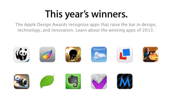 Apple Design Awards 2013: queste sono le app vincitrici
