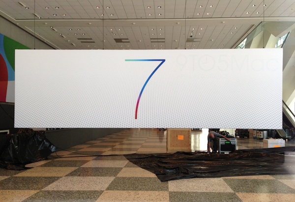 iOS 7 confermato dai cartelloni del Moscone Center