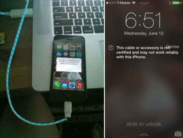iOS 7: accessori non ufficiali state in guardia