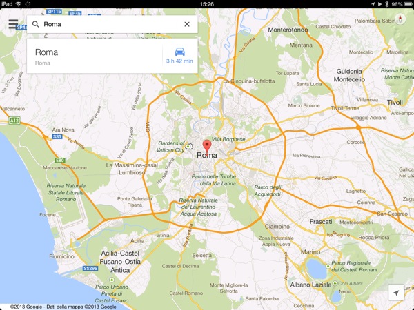 Google Maps iPad_1