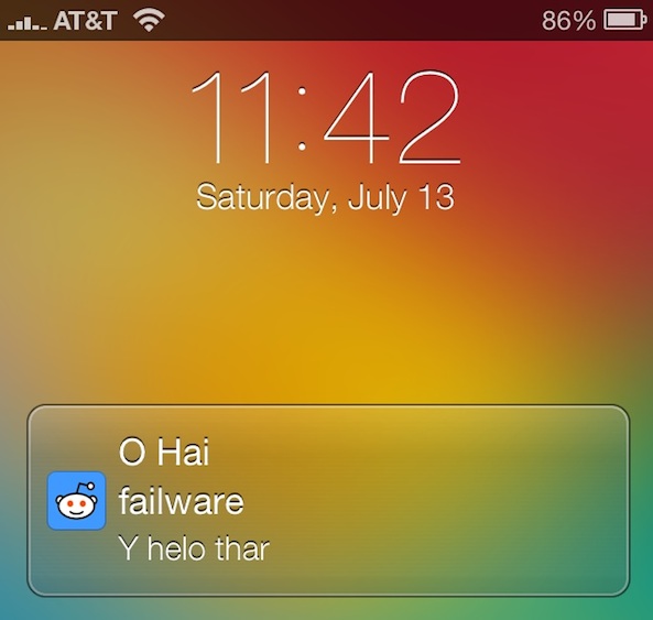 Orangered, un tweak per portare le notifiche di Reddit sul vostro dispositivo iOS