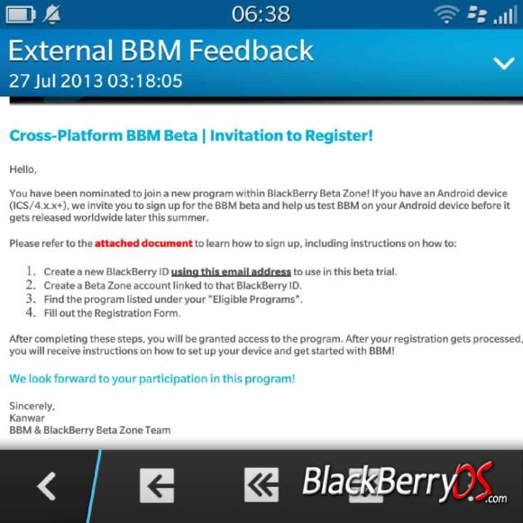 blackberry messenger ios android