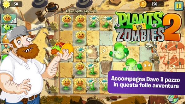 Plants vs. Zombies 2 è disponibile su App Store