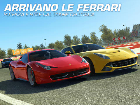 Real Racing 3 si aggiorna introducendo auto Ferrari