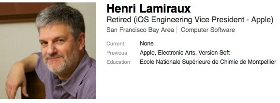 Henri Lamiraux lascia Apple
