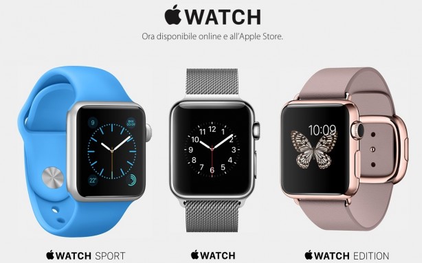 Apple Watch, eccolo in Italia a partire da 419 euro con spedizione lampo