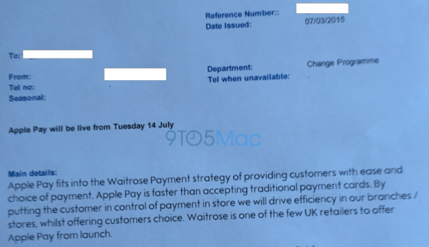 Apple Pay, dal 14 Luglio arriva nel Regno Unito