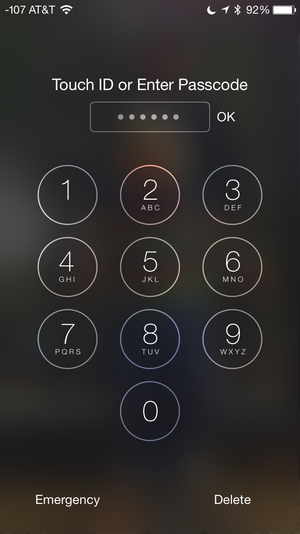 Impostare codice di sicurezza con iOS 9 sul nostro iPad