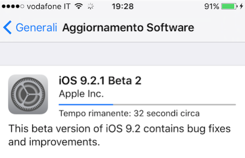 iOS 9.2.1 beta 2