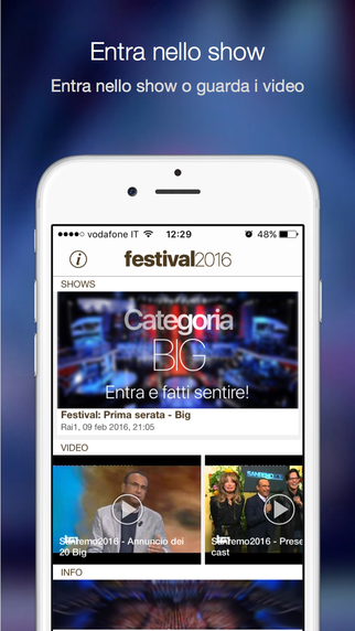 Come seguire il Festival di Sanremo 2016 con un iPad?