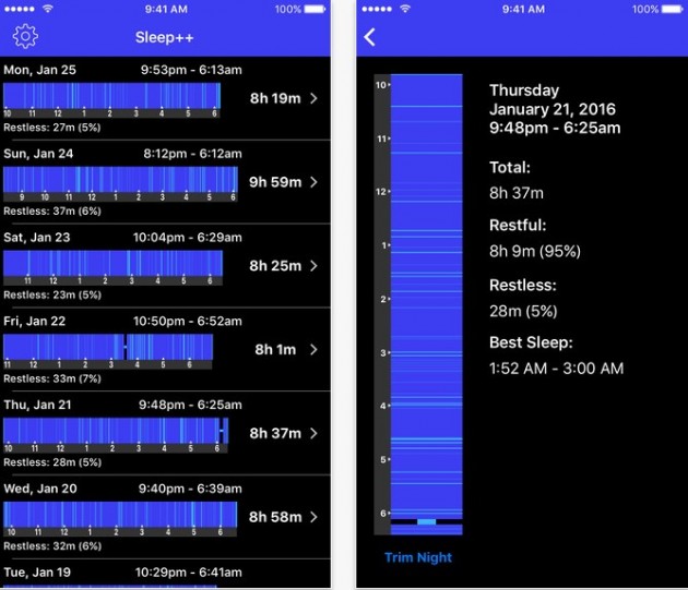 Sleep++ 2.0 monitora la qualità del sonno con iPad