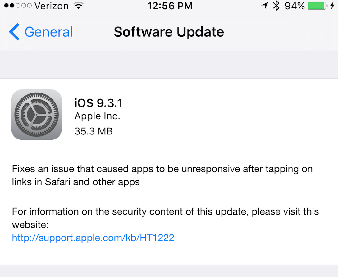 iOS 9.3.1 per iPad: link al download dell'atteso aggiornamento