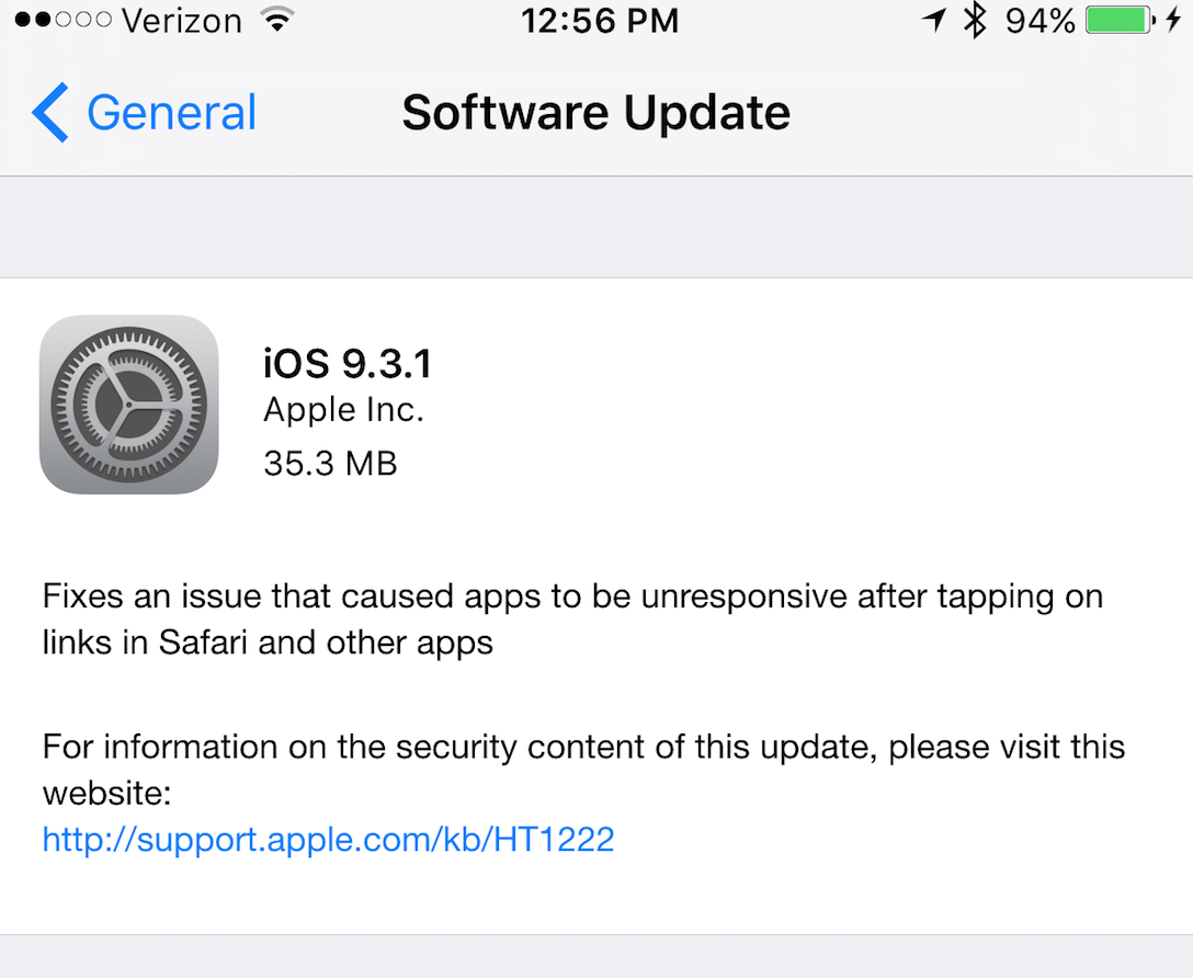 iOS 9.3.1