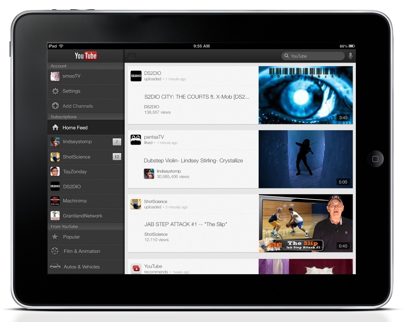 Aggiornamento Youtube per iPad a novembre: le tre novità