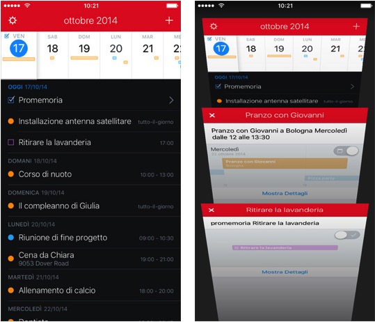 Fantastical 2 riceve l'aggiornamento di febbraio su iPad