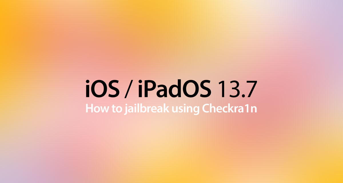 Prime informazioni sull'aggiornamento iOS 13.7 per iPad